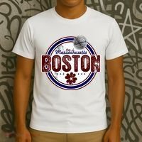 Boston Land of the Free Logo T-Shirt thumb 3