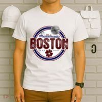 Boston Land of the Free Logo T-Shirt thumb 6