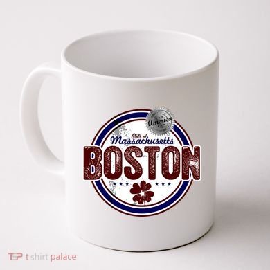 Boston Land of the Free Logo Coffee Mug
