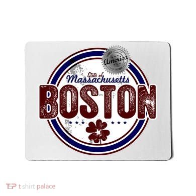 Boston Land of the Free Logo Mousepad