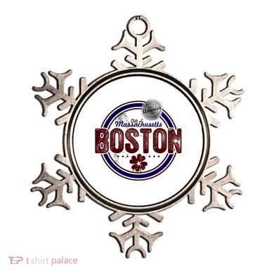 Boston Land of the Free Logo Ornament