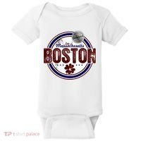 Boston Land of the Free Logo Baby Bodysuit thumb 0