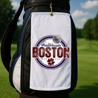 Boston Land of the Free Logo Golf Towel thumb 2
