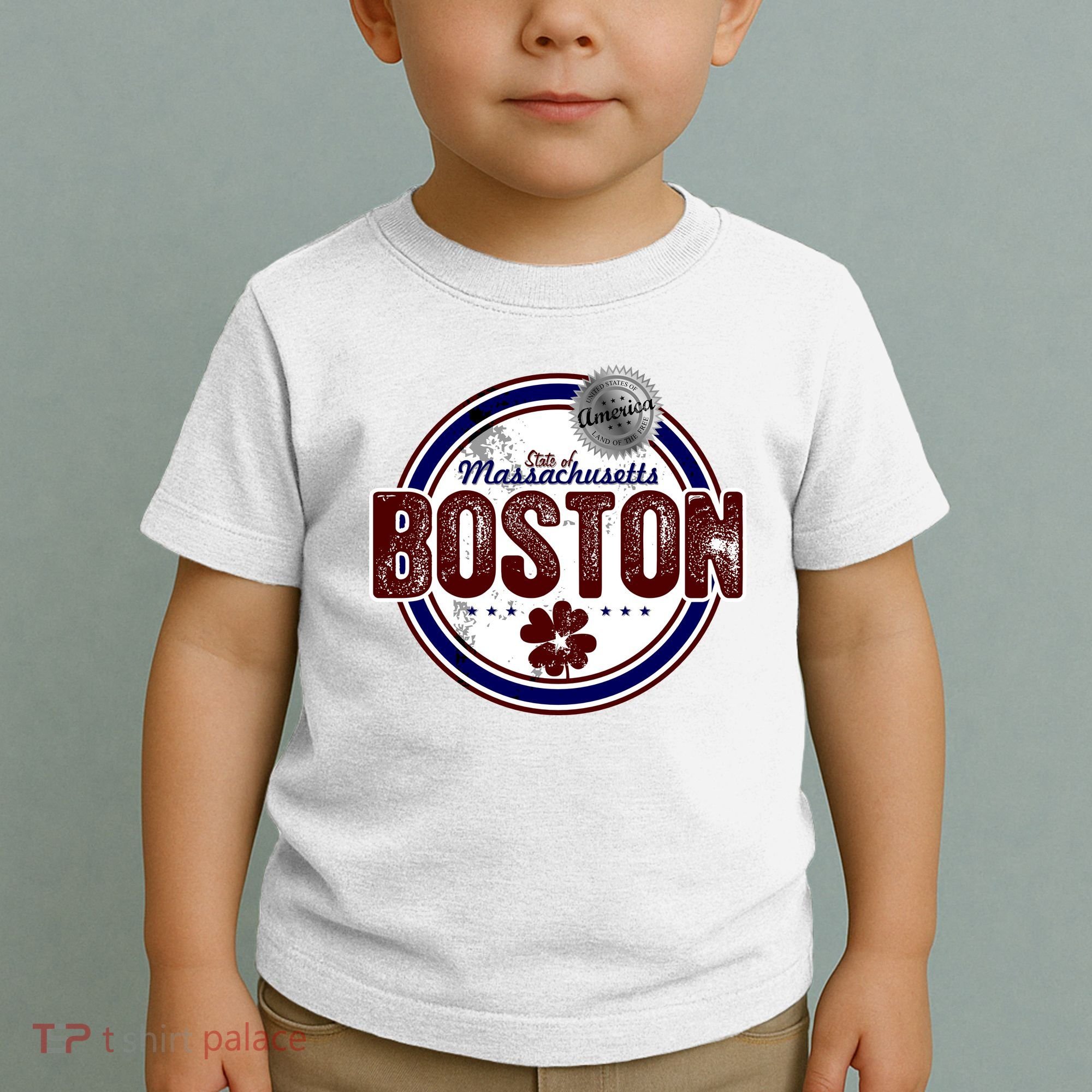 Boston Land of the Free Logo Toddler T-Shirt