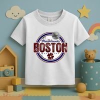 Boston Land of the Free Logo Toddler T-Shirt thumb 3