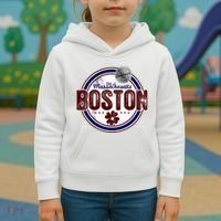 Boston Land of the Free Logo Kids Hoodie thumb 3