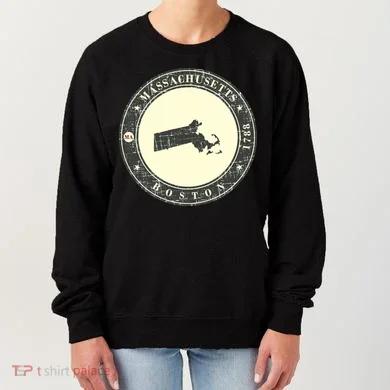 Boston Massachusetts Retro Women's Sweatshirt