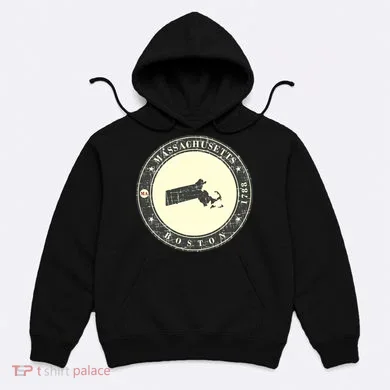 Boston Massachusetts Retro Hoodie