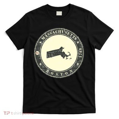 Boston Massachusetts Retro T-Shirt