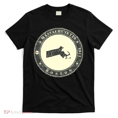 Boston Massachusetts Retro T-Shirt