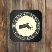 Boston Massachusetts Retro Coaster thumb 0