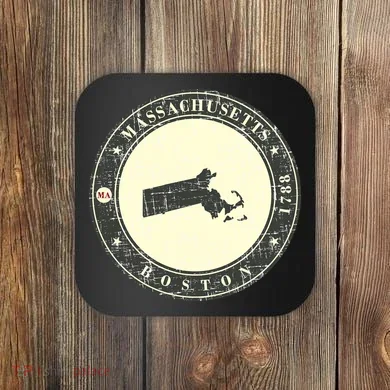 Boston Massachusetts Retro Coaster