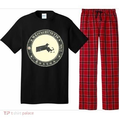 Boston Massachusetts Retro Pajama Set