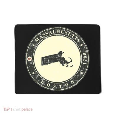 Boston Massachusetts Retro Mousepad