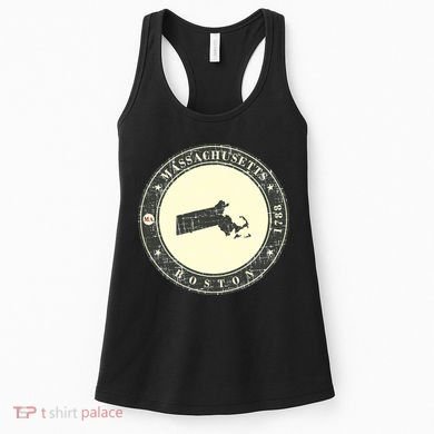 Boston Massachusetts Retro Women's Tank Top