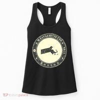 Boston Massachusetts Retro Women's Tank Top thumb 0