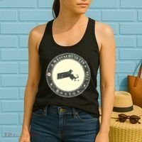 Boston Massachusetts Retro Women's Tank Top thumb 2