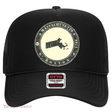 Boston Massachusetts Retro Hat