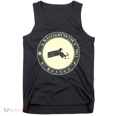 Boston Massachusetts Retro Tank Top