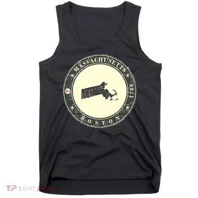 Boston Massachusetts Retro Tank Top