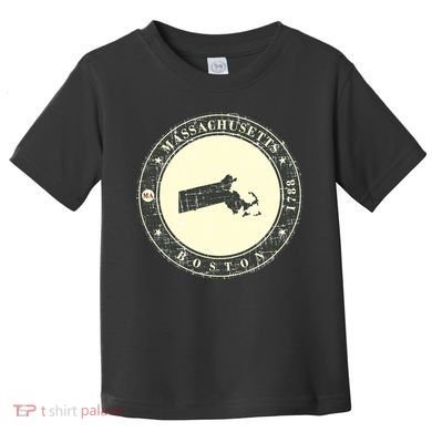 Boston Massachusetts Retro Toddler T-Shirt