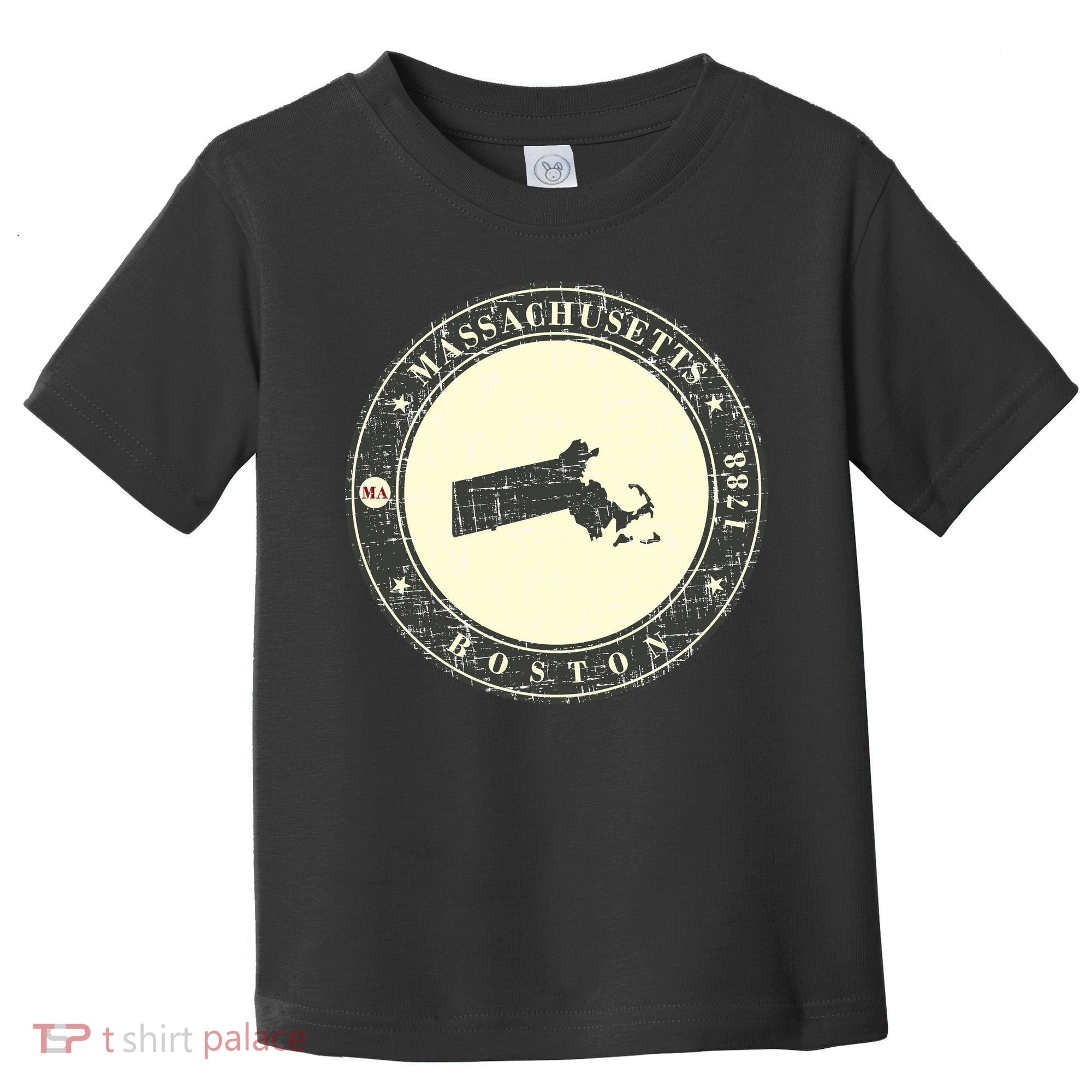Boston Massachusetts Retro Toddler T-Shirt