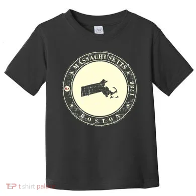 Boston Massachusetts Retro Toddler T-Shirt