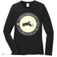 Boston Massachusetts Retro Women's Long Sleeve Shirt thumb 0