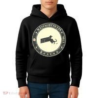 Boston Massachusetts Retro Kids Hoodie thumb 4