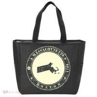 Boston Massachusetts Retro Tote Bag thumb 0