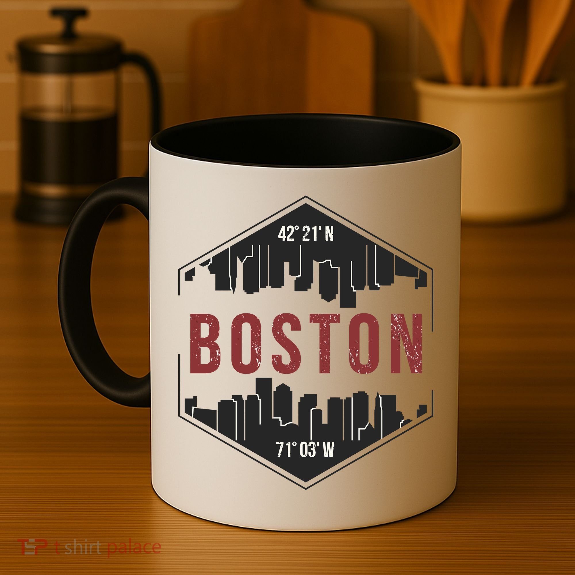 Boston Skyline Coffee Mug