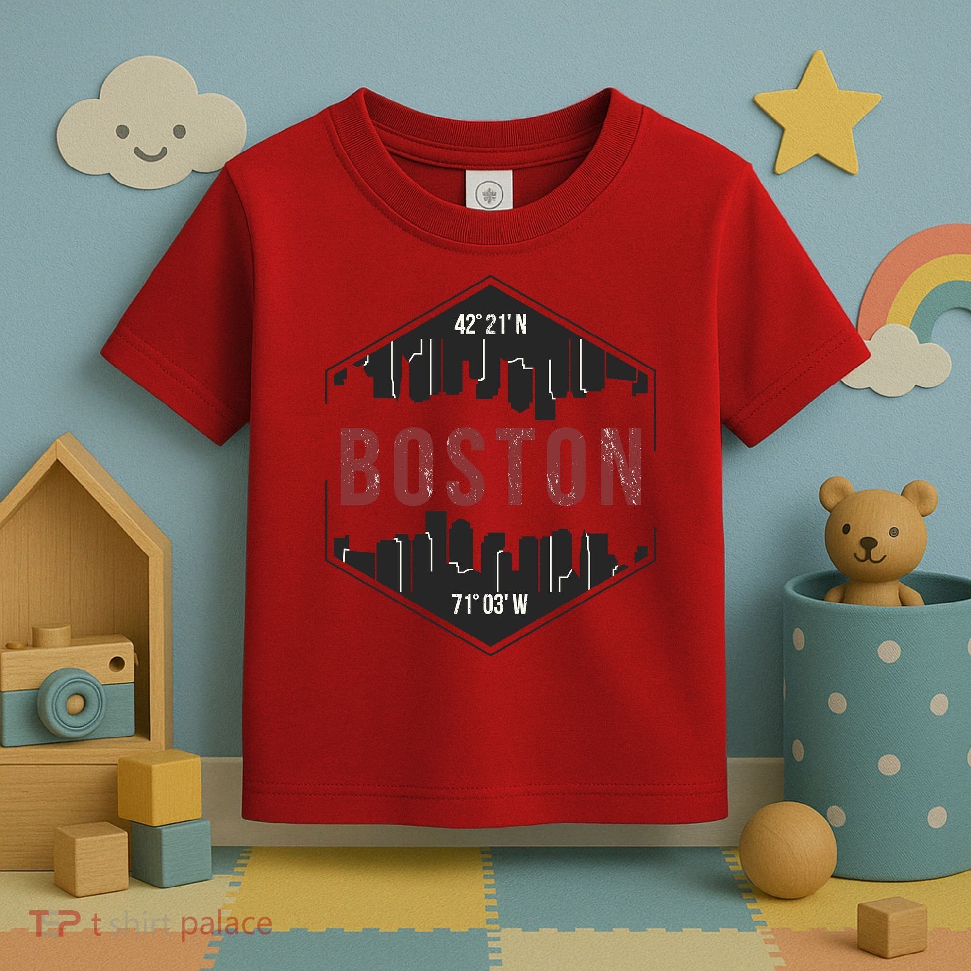 Boston Skyline Toddler T-Shirt