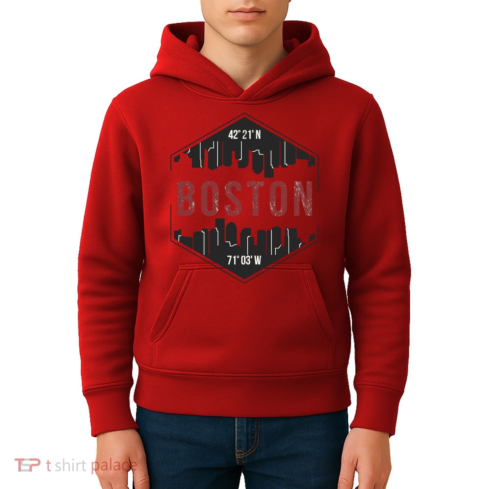 Boston Skyline Kids Hoodie