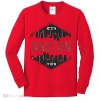 Boston Skyline Kids Long Sleeve Shirt thumb 0
