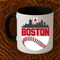 Boston Skyline Fenway Baseball Sports Logo Coffee Mug thumb 2