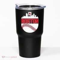 Boston Skyline Fenway Baseball Sports Logo Tumbler thumb 0