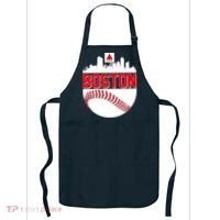 Boston Skyline Fenway Baseball Sports Logo Apron thumb 0