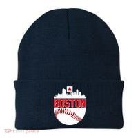 Boston Skyline Fenway Baseball Sports Logo Beanie thumb 0