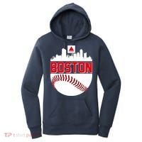 Boston Skyline Fenway Baseball Sports Logo Women's Hoodie thumb 0