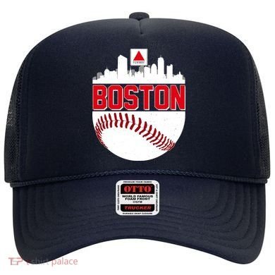 Boston Skyline Fenway Baseball Sports Logo Hat