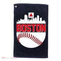 Boston Skyline Fenway Baseball Sports Logo Golf Towel thumb 0