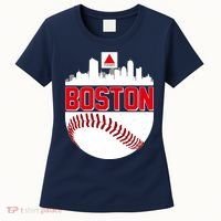 Boston Skyline Fenway Baseball Sports Logo Women's T-Shirt thumb 0