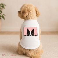 Boston Terrier Peeking Doggie Tank thumb 2
