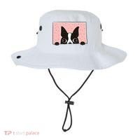 Boston Terrier Peeking Bucket Hat thumb 0