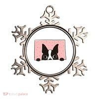 Boston Terrier Peeking Ornament thumb 0