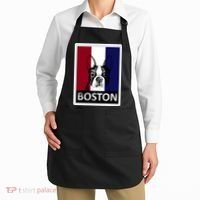 Boston Terrier Portrait  Apron thumb 2