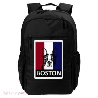 Boston Terrier Portrait  Backpack
