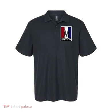 Boston Terrier Portrait Polo