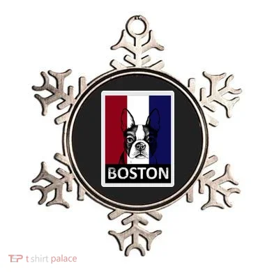 Boston Terrier Portrait  Ornament