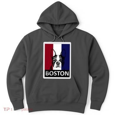 Boston Terrier Portrait  Hoodie